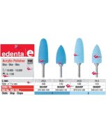 Gommini EDENTA per manipolo dritto SAP (Acrylic Polisher) Blu-Azzurri 6pz.