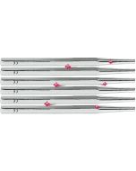 Manico per specchietti   esagonale vuoto inox 6pz 