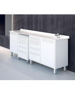 Serie Mobili Tavom by TECNOLAM "MAYA" Piano CORIAN