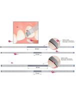 STRISCE DIAMANTATE PERFORATE EDENTA Con Spazio d'inserimento