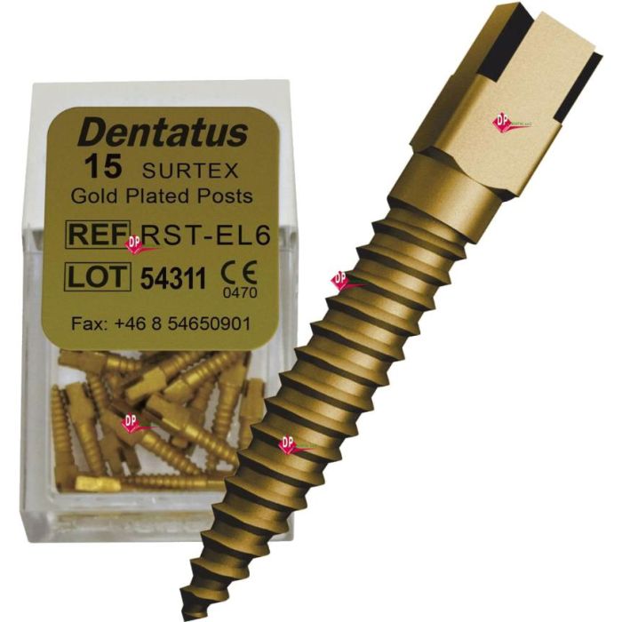 PERNI DENTATUS SURTEX Ricambi 15 Pz DORATI - Foto 6