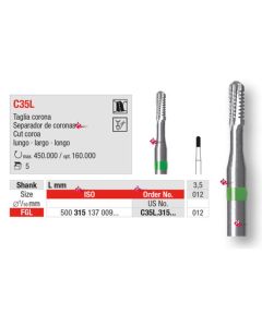 TAGLIACORONA C35L - 137 012-FG long (315)  Edenta