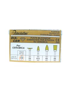 Gommini diamantati  Identoflex  Dia Cer K  6pz (Ass. 4pz.)