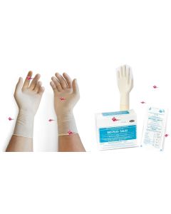 Guanti chirurgici STERILI bio plus salus DM SENZA TALCO – Aql 0.65