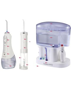 IDROPULSORE WF7 DESKTOP -  WF5 CORDLESS  -  WF3 COMPACT      ORALSAN®
