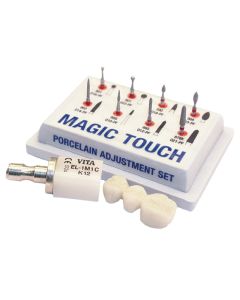  Frese Diamantate MAGIC TOUCH KIT STRAUSS   x Zirconia e Ceramica   4pz o 8 pz