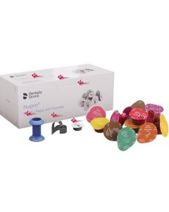 Nupro  Con Fluoro Pasta per Profilassi LAMPONE o MENTA 200 coppette Dentsply  *OFFERTA**