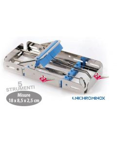  EASY Clip NICHROMINOX  Tray Cassetta x 5 strumenti