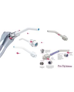 PRO-TIP TURBO - Puntali monouso aria/acqua Lunghezza 70 mm. - Confezione da 250 pz