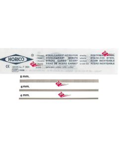 Strisce Metalliche Horico 1 lato 4-6-8mm