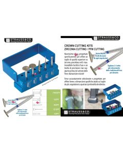 ZIRCONIA CUTTING KIT 5 FRESE STRAUSS
