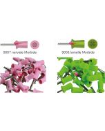 Coppette per profilassi Prophy Cup LATCH Type  kerrhawe 9006(Verdi) / 9007 (Rosa)   30pz 