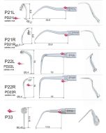 Inserti Compatibili EMS o SATELEC  PERIO  Woodpecker P21L/R- P22L/R- P33 - 1pz