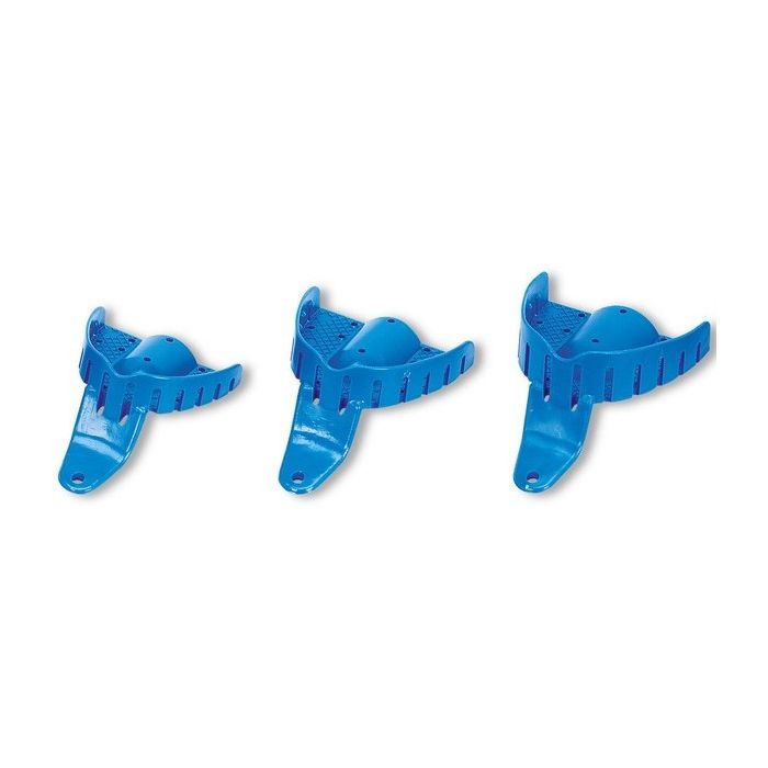 Portaimpronte Dentali Monouso In ABS - Confezione Da 12 Pezzi, Taglia Small Per Arcata Inferiore - Foto 8