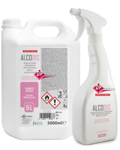 ALCODIS (Supralcò)  Spray alcolico per superfici /apparecchiature (vedi ZETA 3 e FD333)  DISPOSITIVO MEDICO 5LT 