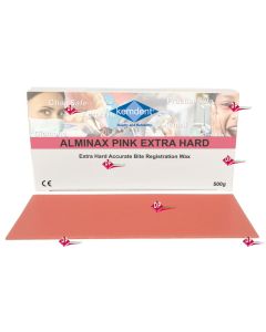 Cera ALMINAX ROSA EXTRA HARD  in fogli  500gr (tipo Moyco)  Nuovo Confezionamento