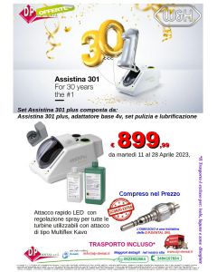 Assistina 301 PLUS W&H - Sistema automatico di lubrificazione manipoli odontoiatrici.