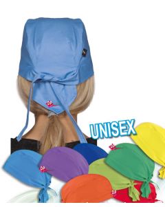 BANDANA UNISEX  Gabardina di puro cotone -Taglia Unica.
