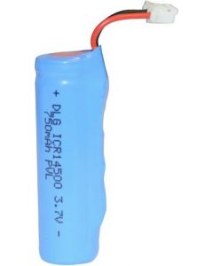 Batteria di ricambio per lampade fotopolimerizzanti con connettore