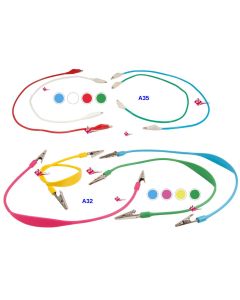 Catenelle Ferma tovagliette  in  gomma  e clip in metallo   10pz.