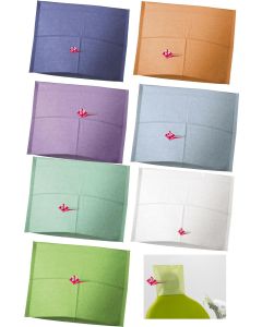 Copritestiera a BUSTA MONOUSO Carta/Pe    vari colori 500pz 
