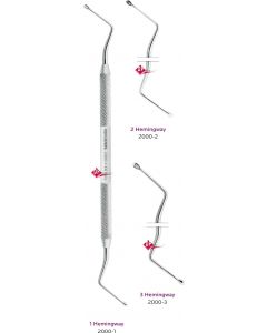 Cucchiai Alveolari "cucchiaino" Asa Dental art. 2000-1-2-3