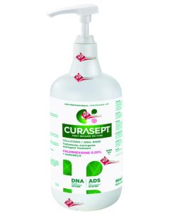 CURASEPT Colluttorio  0,20% ADS+DNA- 4 flac. da 900 ml cad. e 2 dispenser 