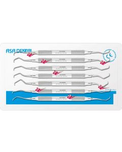 Curettes di GRACEY ASA DENTAL Kit Manico vuoto SMV1807