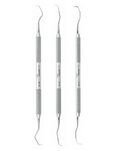 Curette di Gracey  doppie acciaio inox