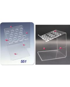 Dispenser in Plexiglass per compositi siringhe 11+ 3 posti