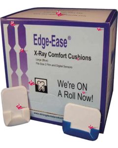 Protezioni soffici  adesive EDGE-EASE per pellicole endorali e film ai fosfori.  300 pz.