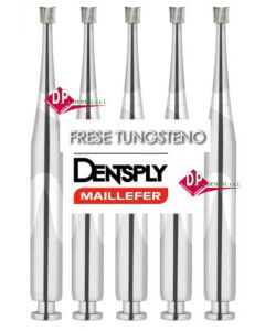 Frese Maillefer Carburo di Tungsteno RA(contrangolo) Figura 124 Cono Rovescio 5pz