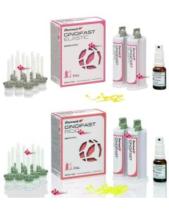 Gingifast Elastic  o Rigid  2x50ml Zhermack