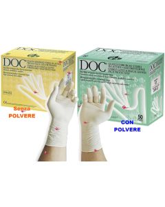 Guanti Sterili   Con e Senza POLVERE Doc 50 paia