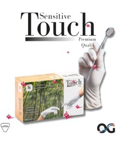 Guanti monouso in lattice di Alta Qualità  senza polvere - SENSITIVE TOUCH - 