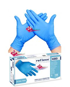 Guanti in Nitrile Senza Polvere Reflexx N80