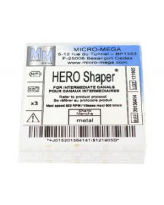 Hero Shaper   21mm Strumenti NI TI rotanti  6pz