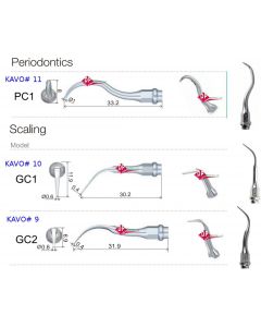 Inserti Compatibili, KAVO® Sonosoft® / Piezolux®,  Woodpecker     *(1pz)*