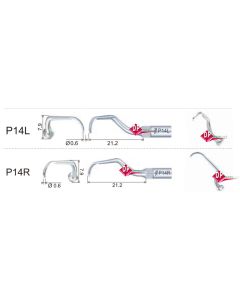 Inserti Compatibili EMS o SATELEC PERIO Woodpecker ORIGINALI  P14L/PD14L  -  P14R/PD14R