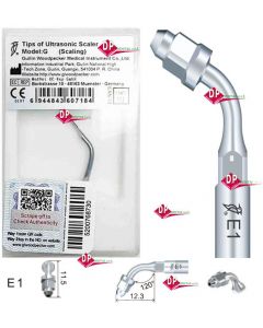 Inserti Compat.SATELEC® / EMS®  Woodpecker ORIGINALI  Endo Chuck 120°  ED1/E1 