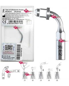 Inserti Compat. SATELEC® / EMS®  Woodpecker ORIGINALI  Endo Chuck 90° ED2/E2 