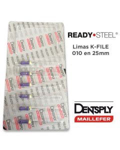 K-File  Dentsply maillefer Ready steel  da 21/25/28/31mm