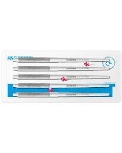 Manico per specchietti  ASA  anatomico tondo 5pz S2101