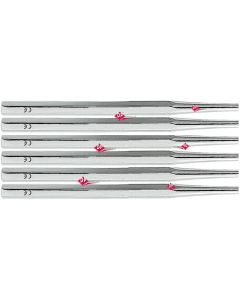 Manico per specchietti   esagonale vuoto inox 6pz 