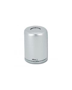 Porta cotone In alluminio con molla.  ARGENTO 