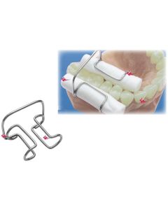 Porta Ferma rulli di cotone  metallo -cotton clip- 1pz