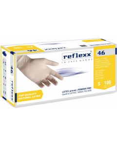 Guanti REFLEXX R46 Lattice Senza Polvere Clorinati 100pz