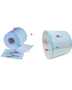 Rotoli per sterilizzazione carta /pellicola - Azzurro DEHP 200mm