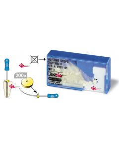 SILICONE STOPS DISPENSER (endo stop) A0197