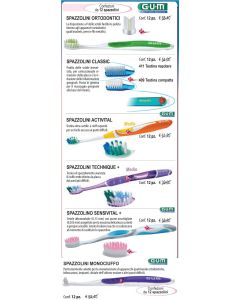 Spazzolini GUM 12pz 